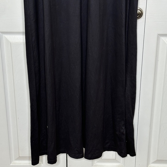 Floral Black Maxi Dress Oversize 2XL Women's Plus Comfy Breathable NWOT - Picture 3 of 10